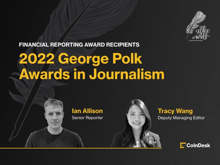 CoinDesk Wins George Polk Award for FTX Coverage